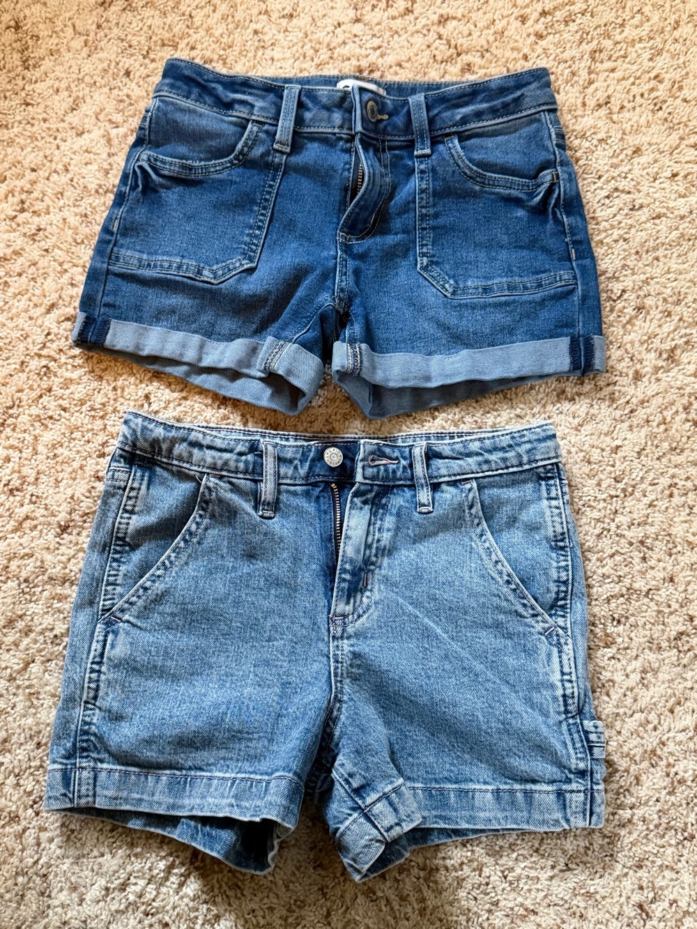 Kids 2 pair Epic Threads & SO Jean Shorts